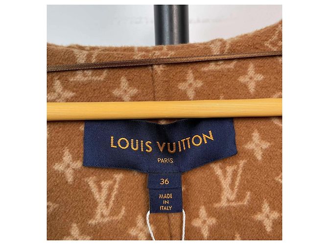 Abrigo Louis Vuitton de lana mujer talla 36 Multicolor - vista 5