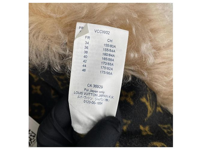 Abrigo Louis Vuitton de lana mujer talla 32 Multicolor - vista 6