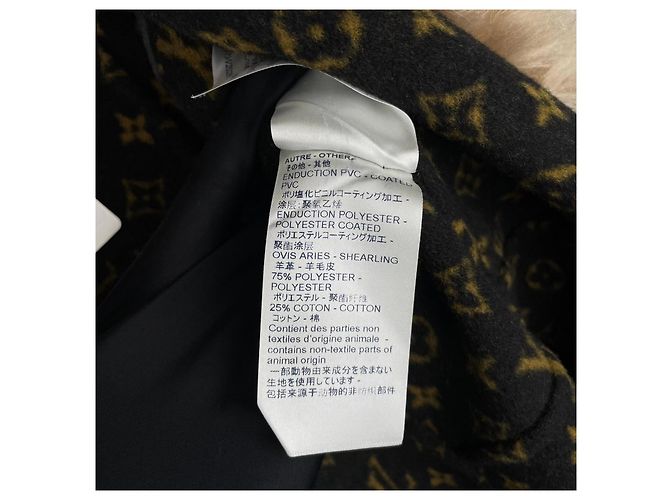 Abrigo Louis Vuitton de lana mujer talla 32 Multicolor - vista 7