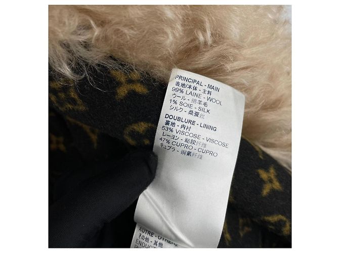 Abrigo Louis Vuitton de lana mujer talla 32 Multicolor - vista 8