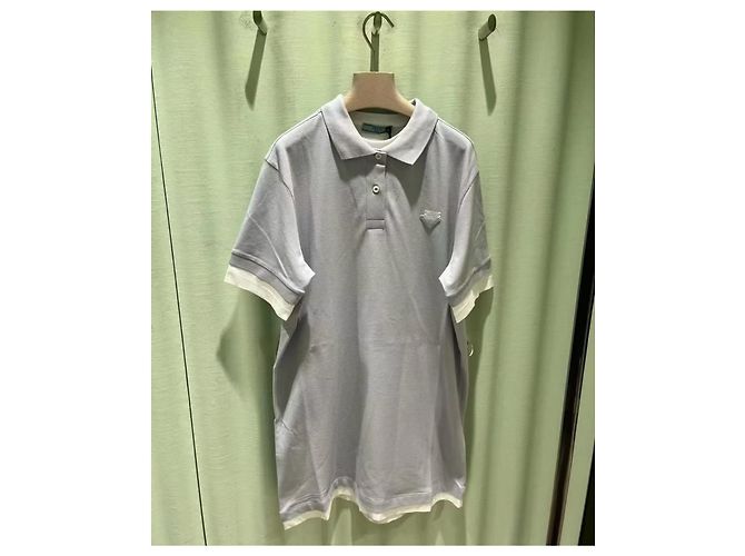 Prada Kleid aus Baumwolle im Polo-Stil Mehrfarben - Ansicht 8