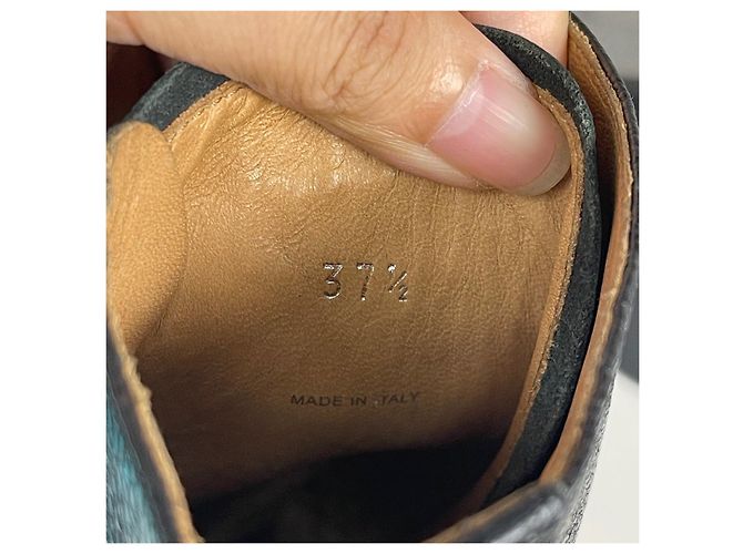 Miu Miu Lederstiefel mit mittlerem Schaft Größe 37.5 Mehrfarben - Ansicht 9