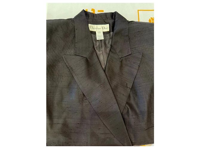 Autre Marque Giacca Dior in seta a maniche corte Multicolore - vista 3