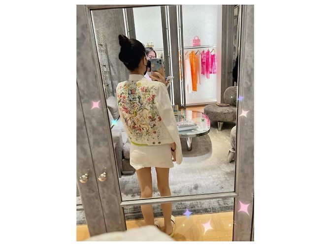Autre Marque Dior Jeansjacke Damen Größe 36 Mehrfarben - Ansicht 3