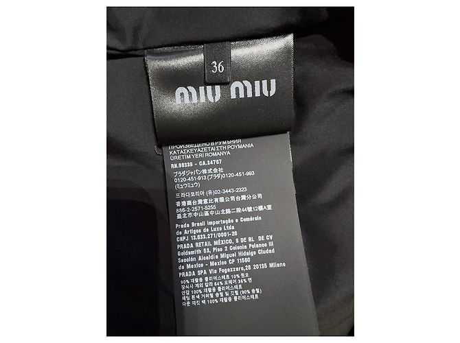 Chaqueta de forro polar Miu Miu con relleno de plumón de ganso Multicolor - vista 5