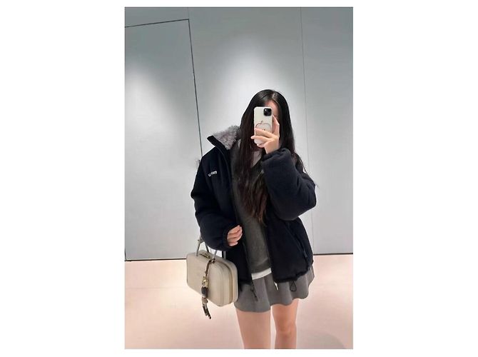 Chaqueta de forro polar Miu Miu con relleno de plumón de ganso Multicolor - vista 8