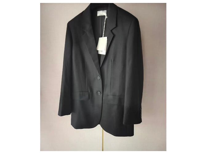 The Row Black Wool Jacket - view 4