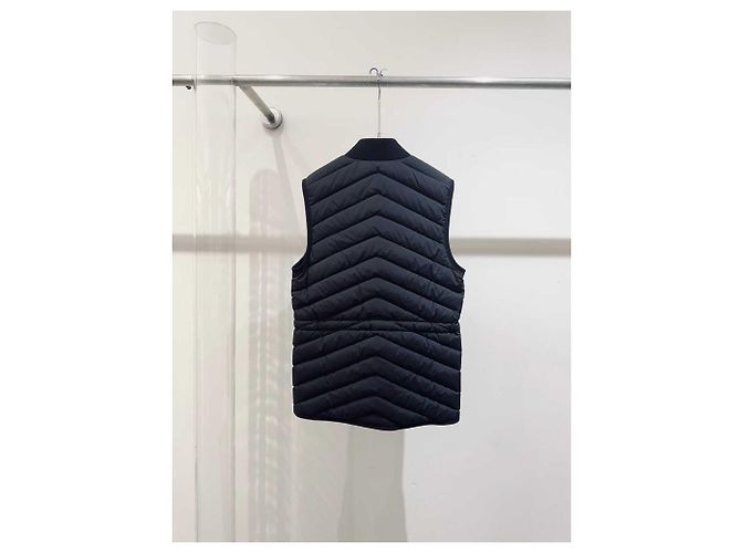 Abrigo Hermès Negro de Poliéster Talla 34 - vista 2