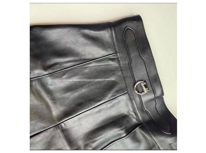 Hermès Shorts aus Leder Mehrfarben - Ansicht 2