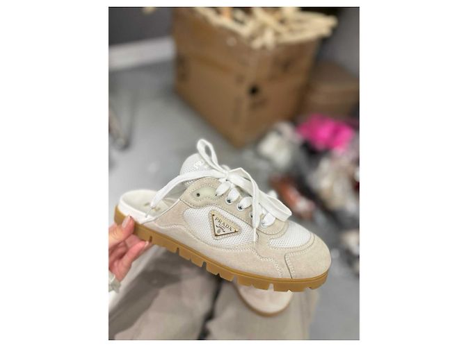Ballerine Prada in pelle 36.5 Multicolore - vista 3