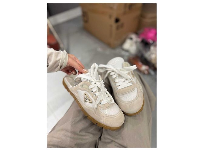 Ballerine Prada in pelle 36.5 Multicolore - vista 4