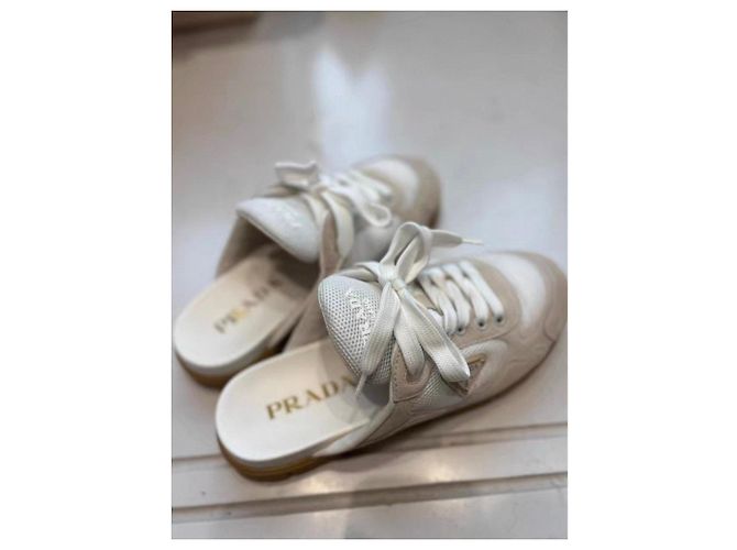 Ballerine Prada in pelle 36.5 Multicolore - vista 5