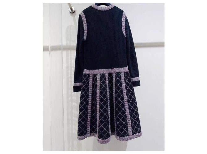 Chanel Kleid aus Kaschmir 38 FR Mehrfarben - Ansicht 2