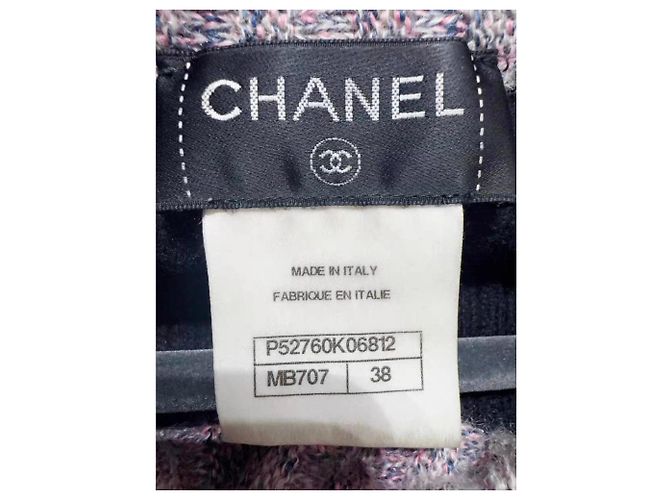 Chanel Kleid aus Kaschmir 38 FR Mehrfarben - Ansicht 3