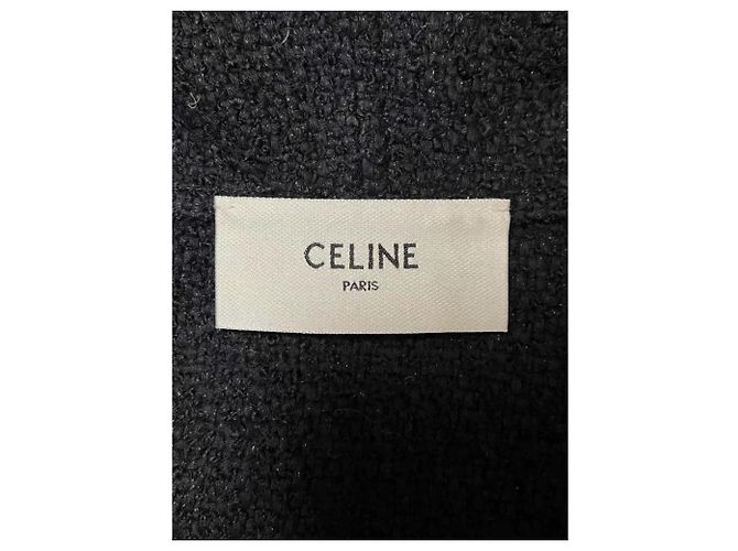 Céline Jacke aus Wolle Schwarz - Ansicht 2