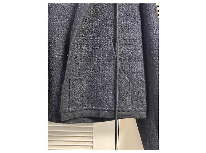 Céline Jacke aus Wolle Schwarz - Ansicht 5