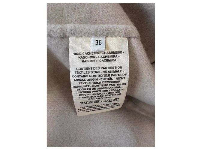 Abrigo Hermès de cashmere mujer talla 36 Multicolor - vista 3