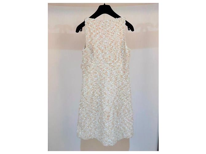 Chanel Tweed Kleid Mehrfarbig Größe 34 Mehrfarben - Ansicht 2
