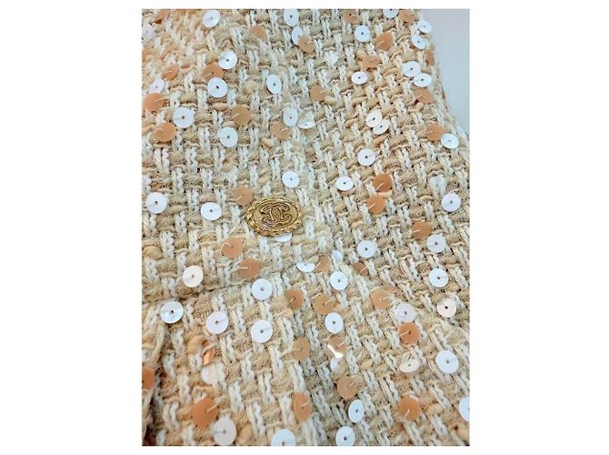 Chanel Tweed Kleid Mehrfarbig Größe 34 Mehrfarben - Ansicht 4