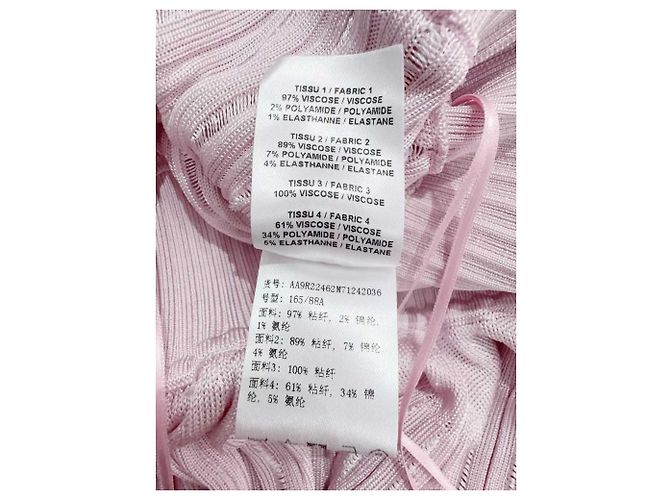 Autre Marque Alaïa Kleid aus Viskose Mehrfarben - Ansicht 4