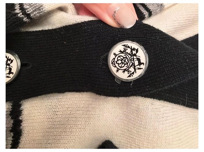 Hermès Strickmode aus Kaschmir Damen Größe 38 Mehrfarben - Ansicht 2