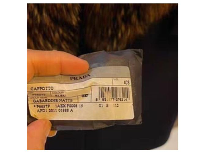 Abrigo Prada de piel de zorro mujer Talla 40 Multicolor - vista 5