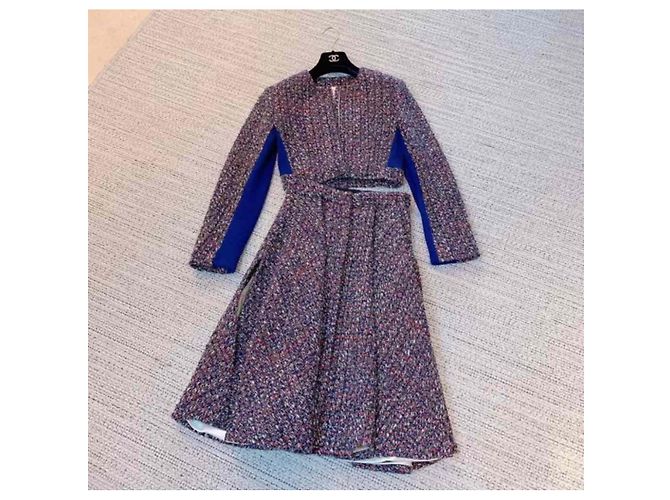 Autre Marque Abrigo Dior de lana morado Púrpura - vista 3
