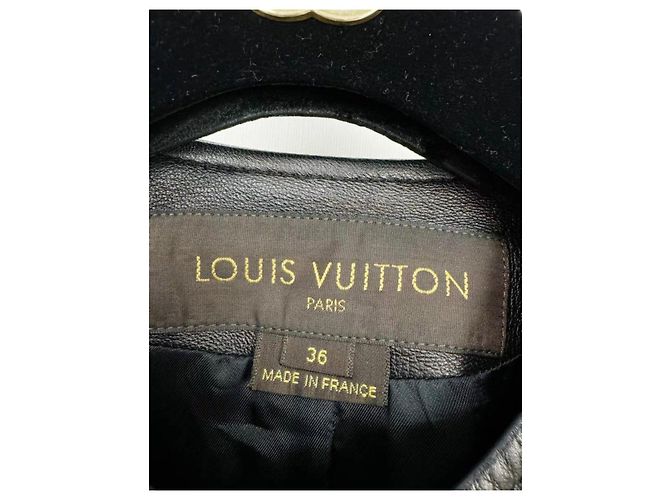 Louis Vuitton Lederjacken Schwarz - Ansicht 4