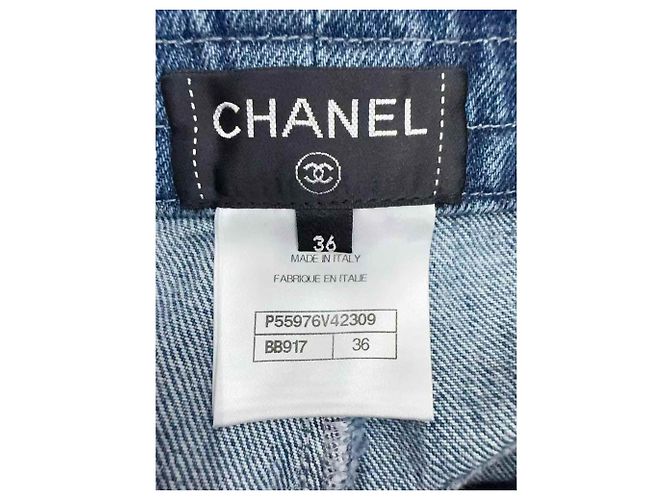 Chanel Rock aus Baumwolle Mehrfarbig Größe 36 Mehrfarben - Ansicht 4