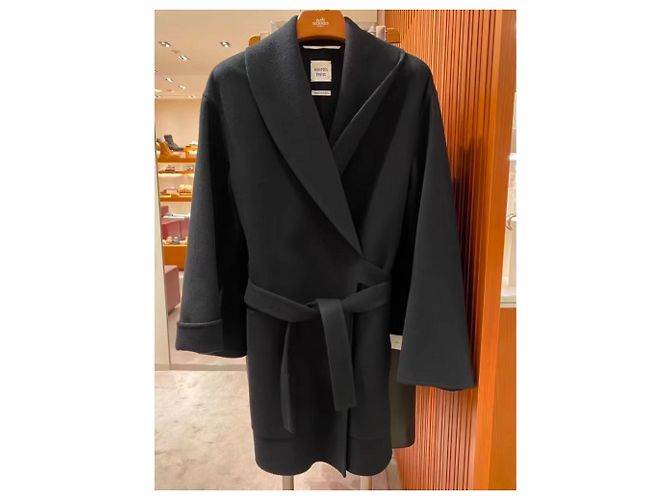 Abrigo Hermès de cashmere mujer talla 36 Multicolor - vista 7