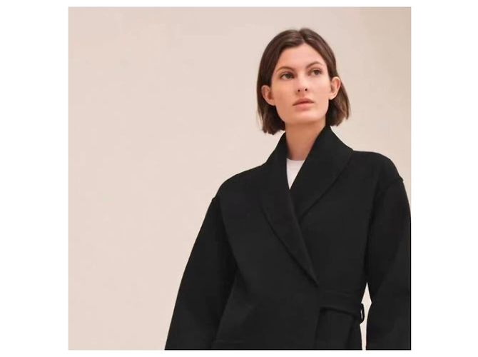 Abrigo Hermès de cashmere mujer talla 36 Multicolor - vista 8