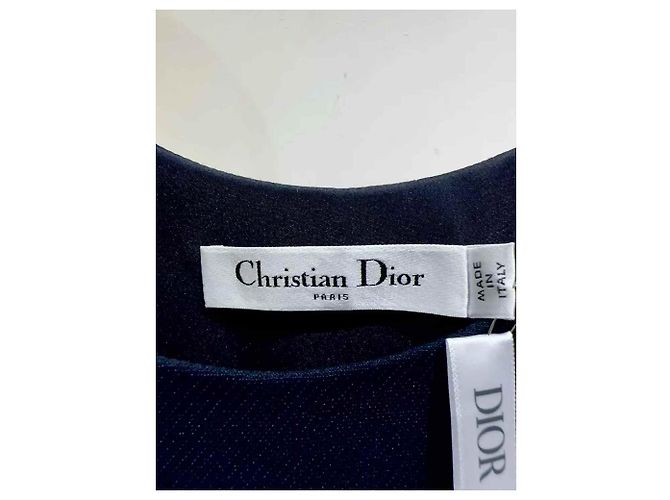 Autre Marque Dior Kleid aus Wolle mehrfarbig Größe 36 Mehrfarben - Ansicht 2