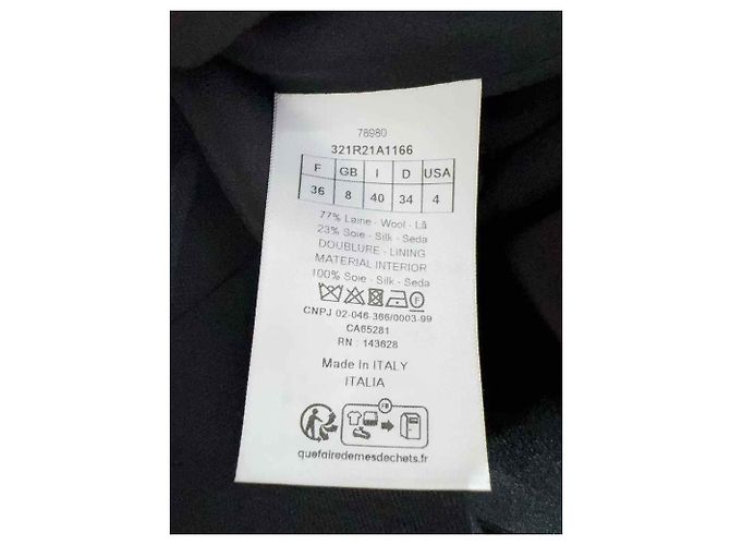Autre Marque Dior Kleid aus Wolle mehrfarbig Größe 36 Mehrfarben - Ansicht 3