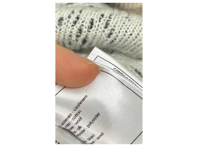 Abrigo Chanel de cashmere negro talla 34 - vista 2