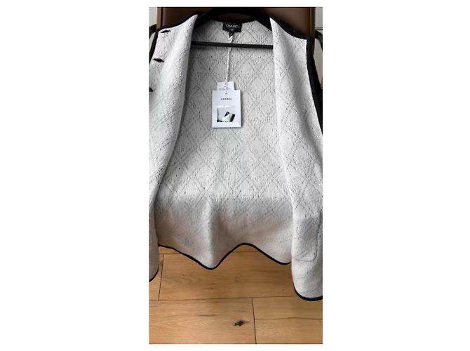 Abrigo Chanel de cashmere negro talla 34 - vista 5