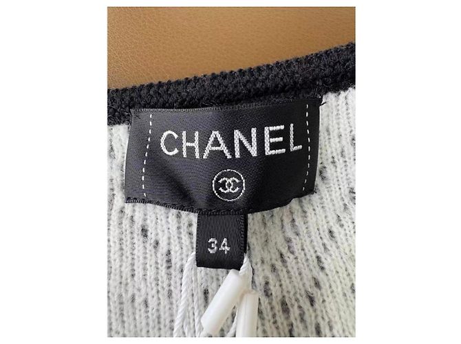 Abrigo Chanel de cashmere negro talla 34 - vista 8