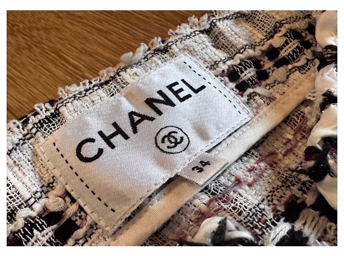 Chanel Kleid Polyester Mehrfarbig Größe 34 Mehrfarben - Ansicht 3