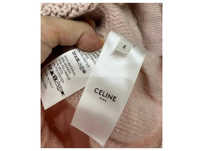 Giacca in lana rosa Céline - vista 4