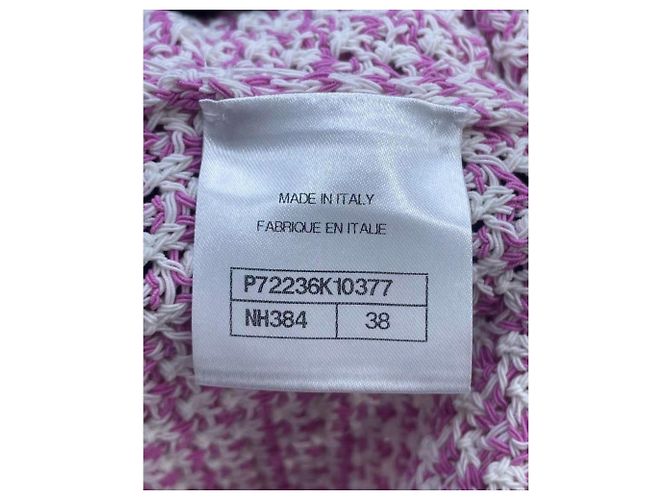 Chanel Kleid aus Baumwolle Mehrfarben - Ansicht 4