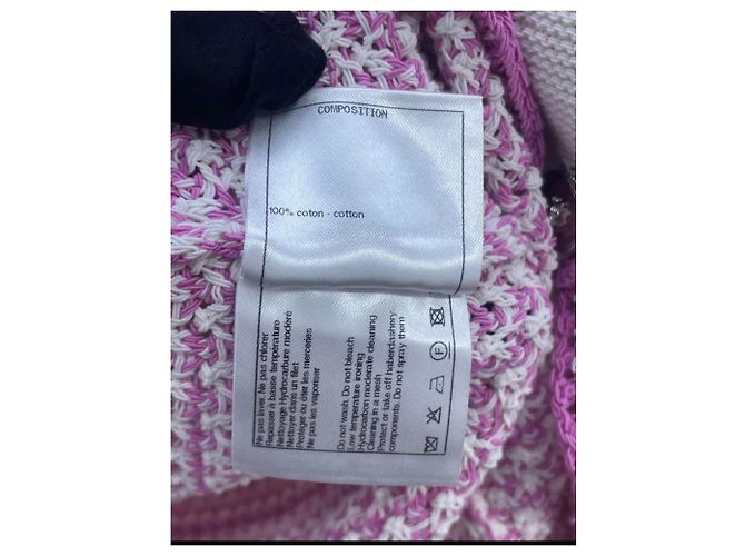 Chanel Kleid aus Baumwolle Mehrfarben - Ansicht 5