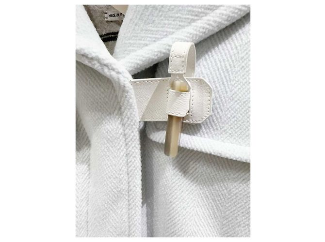 Hermès Wollmantel Blau Größe 36 - Ansicht 6