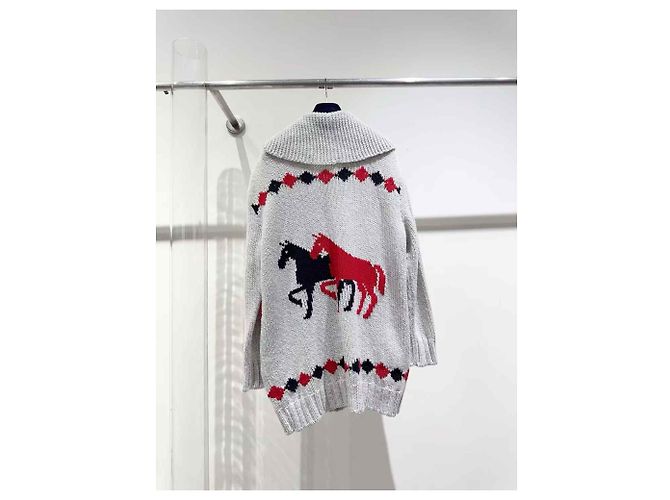 Autre Marque Dior Strickware aus Wolle Damen S Mehrfarben - Ansicht 2