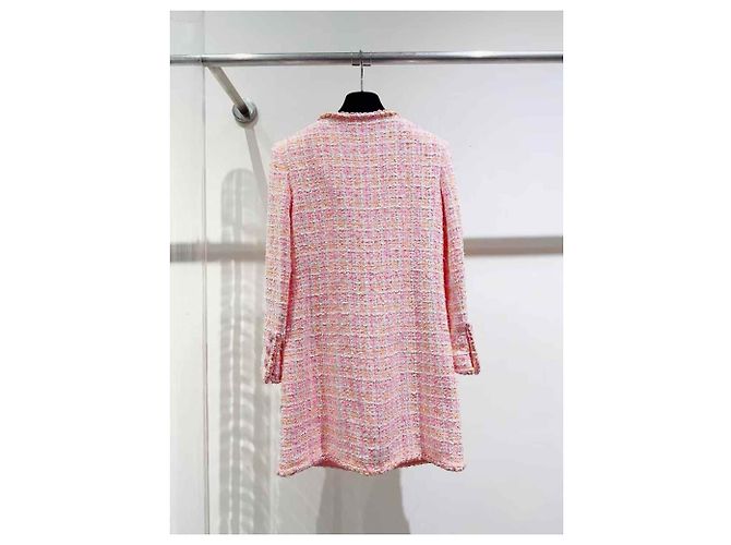 Abrigo Chanel de tweed para mujer talla 38 Multicolor - vista 4