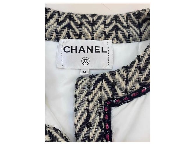 Chanel Mäntel Polyamid Mehrfarbig Größe 36 Mehrfarben - Ansicht 3