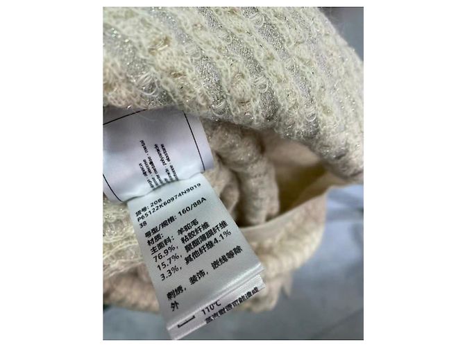 Chanel Kleid aus Wolle Mehrfarbig Größe 38 Mehrfarben - Ansicht 2