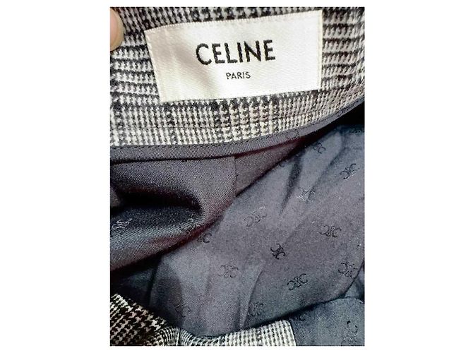 Saia Céline de lã multicolorida tamanho 40 Multicor - vista 4