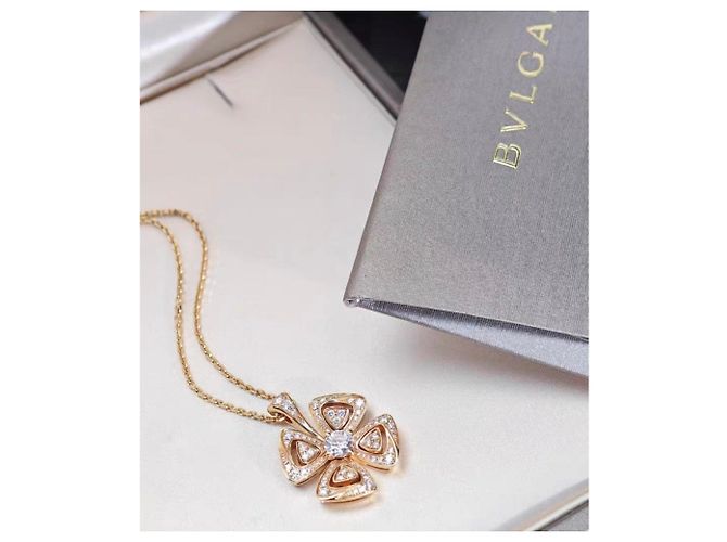 Bulgari Collar Bvlgari Oro Rosa Multicolor - vista 3