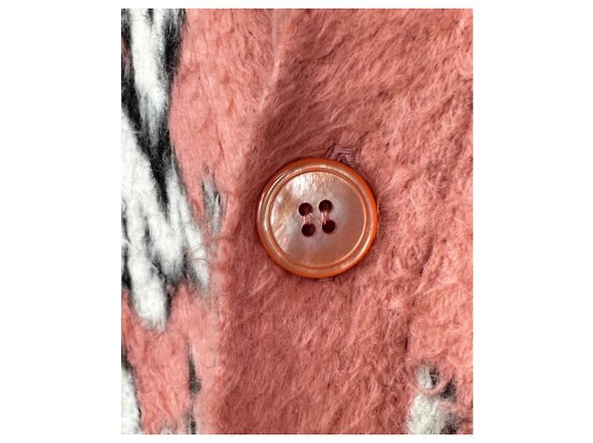Céline Strickjacke aus Wolle Damen XS Mehrfarben - Ansicht 3
