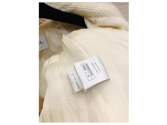Abrigo Chanel de lana mujer talla 36 Multicolor - vista 5