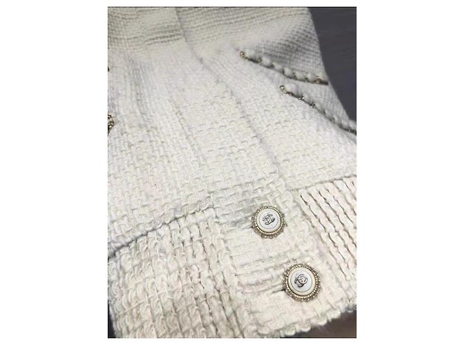 Abrigo Chanel de lana mujer talla 36 Multicolor - vista 6